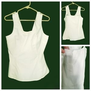 Banana Republic White Tank Top